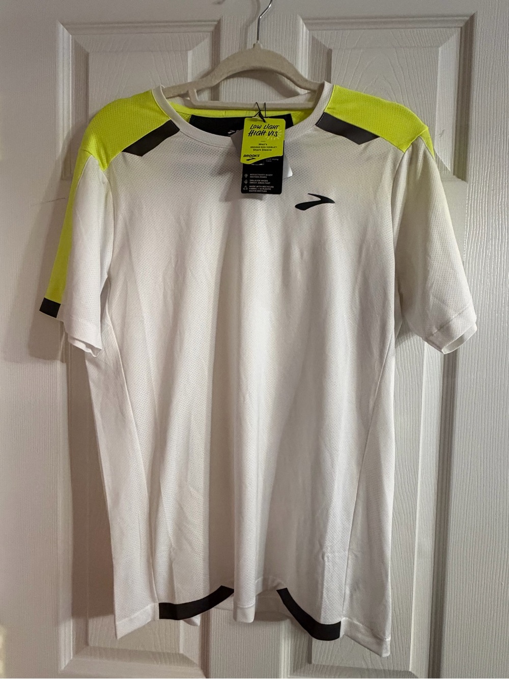 Brooks Run Visible Men's Reflective Moisture Wicking Shirt Colorblock M